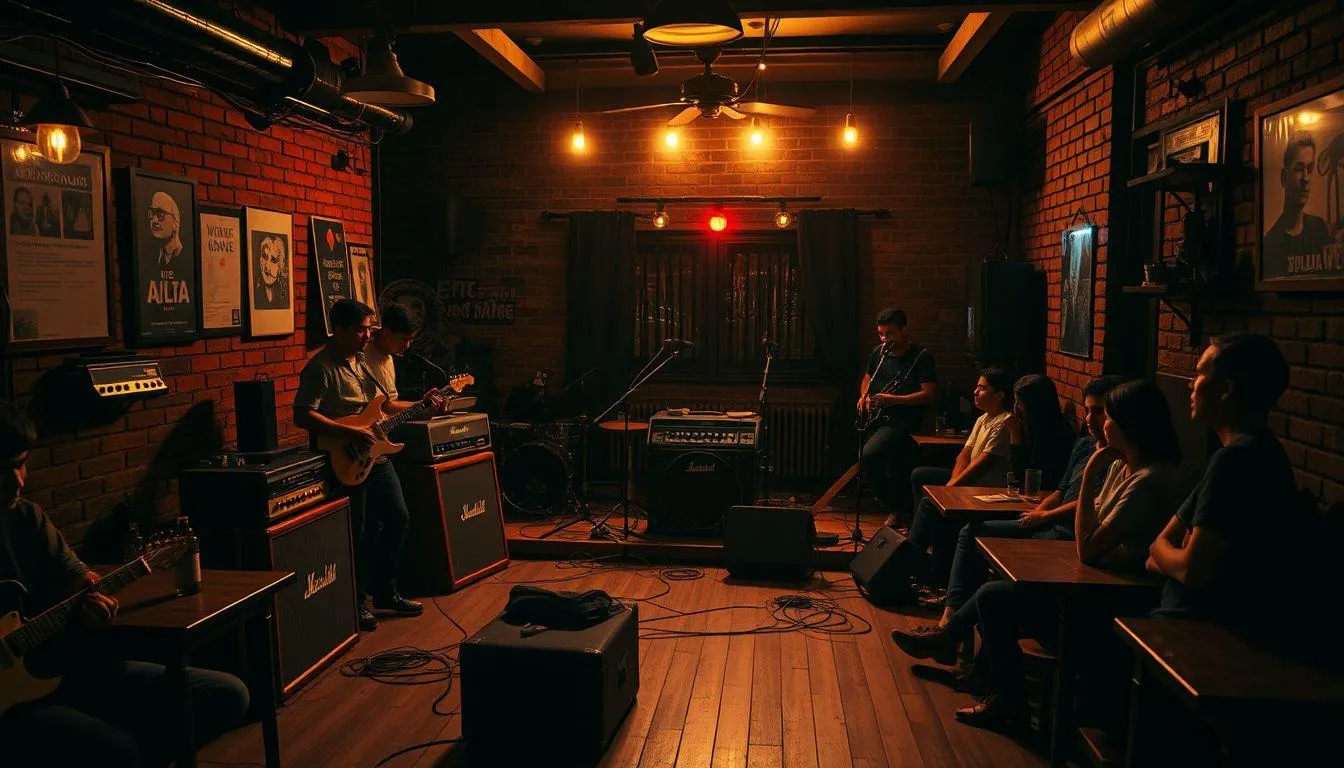 Musik dan Budaya Skena (c) Ilustrasi AI