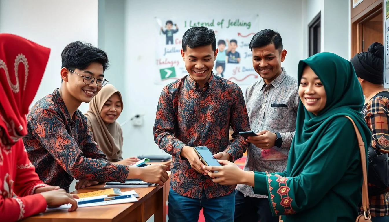 Implementasi Nilai Sumpah Pemuda dalam Kehidupan Sehari-hari (c) Ilustrasi AI