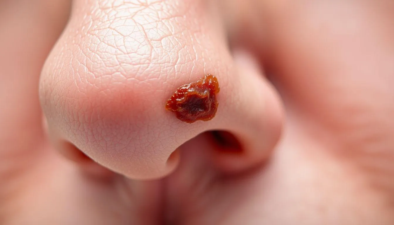 Pengertian dan Definisi Tahi Lalat di Hidung (c) Ilustrasi AI