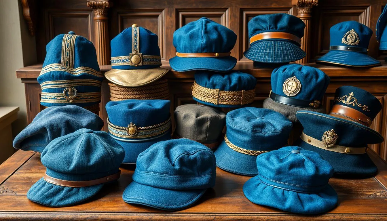 Sejarah dan Perkembangan Topi Biru (c) Ilustrasi AI