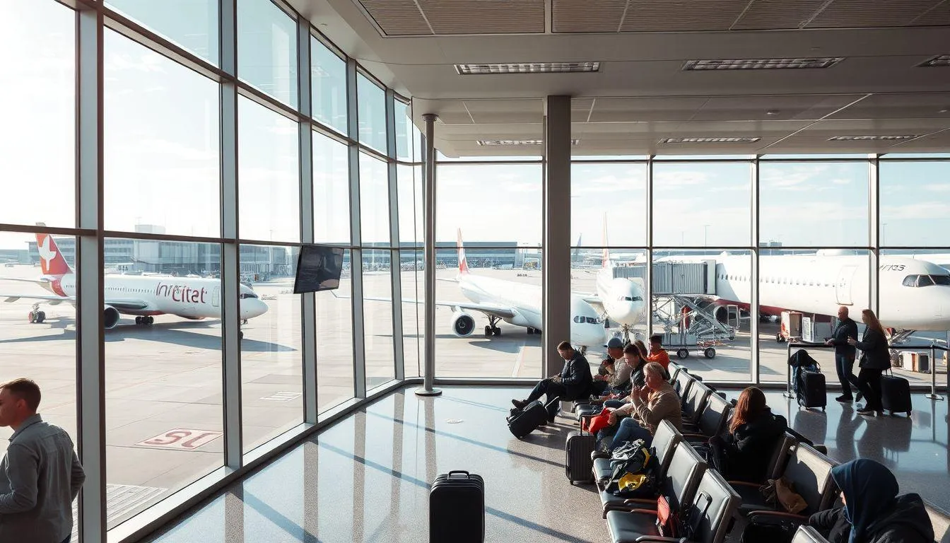 Transit dalam Penerbangan (c) Ilustrasi AI