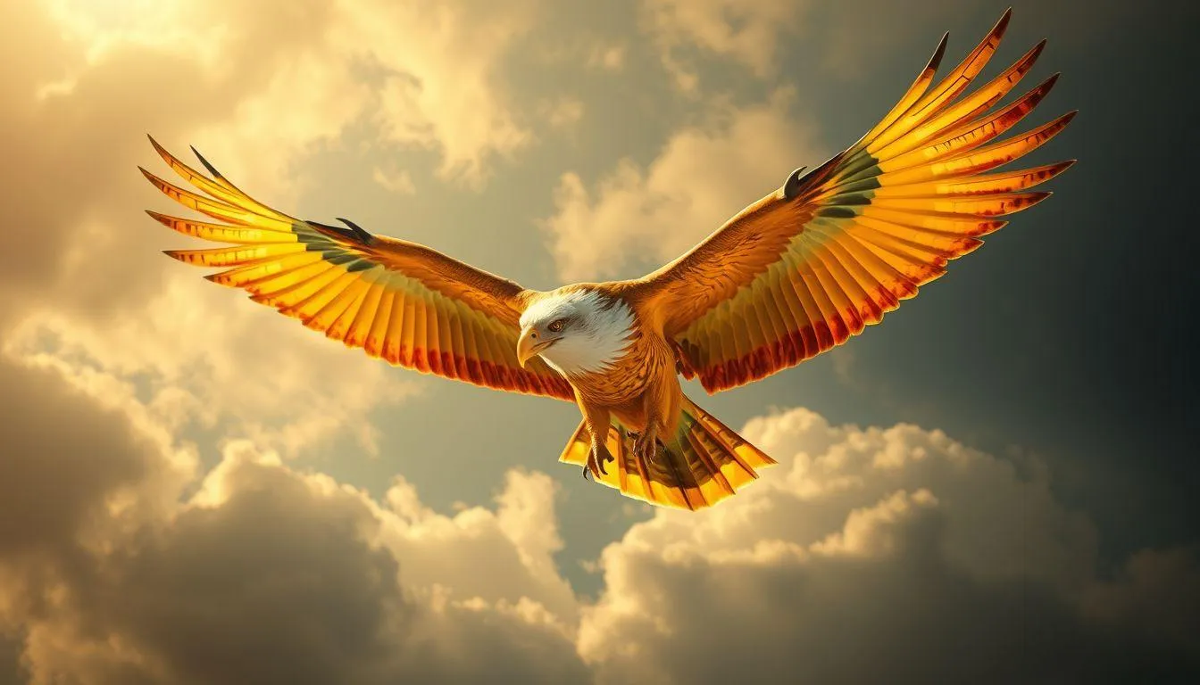 Pengertian dan Filosofi Warna pada Lambang Garuda Pancasila (c) Ilustrasi AI