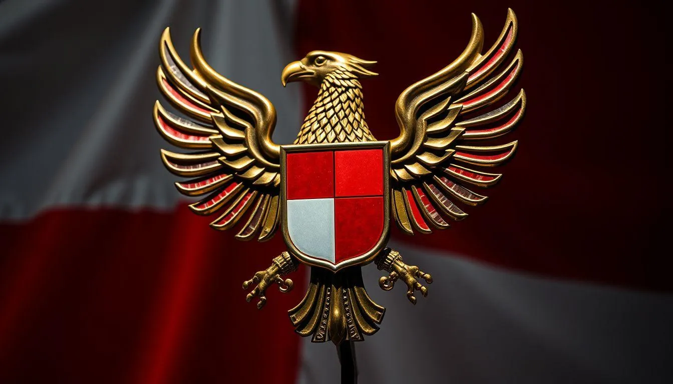 Simbolisme Warna Merah dalam Lambang Negara (c) Ilustrasi AI