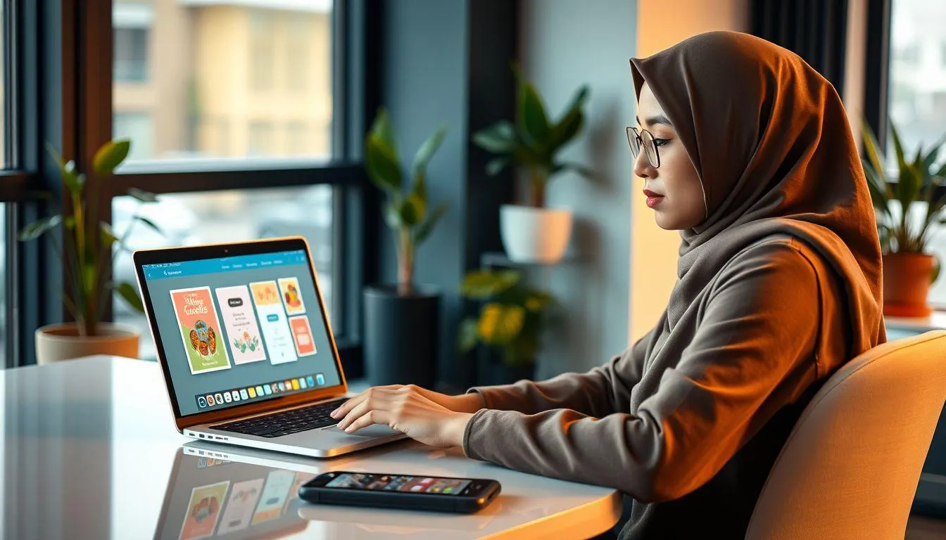 Rekomendasi Aplikasi Ucapan Idul Fitri 2026 Terbaik (c) Ilustrasi AI