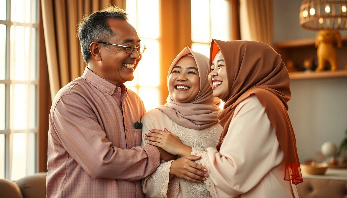 Ucapan Lebaran untuk Sahabat dan Teman Dekat (c) Ilustrasi AI
