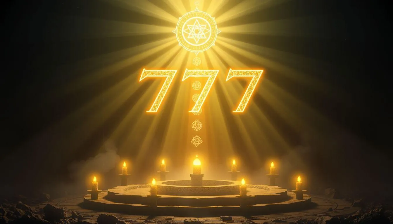 Simbolisme Spiritual dan Religius 777 (c) Ilustrasi AI