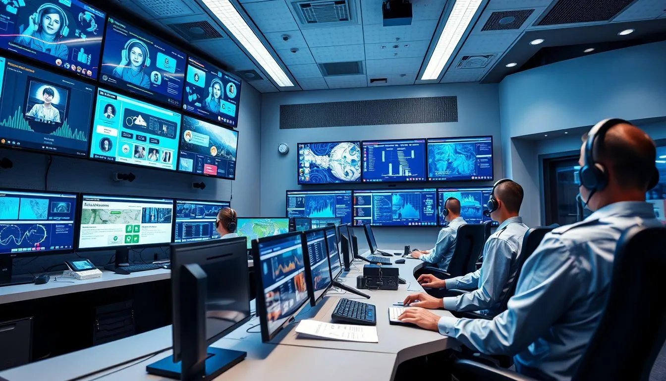 Teknologi dan Inovasi dalam Sistem 911 Modern (c) Ilustrasi AI