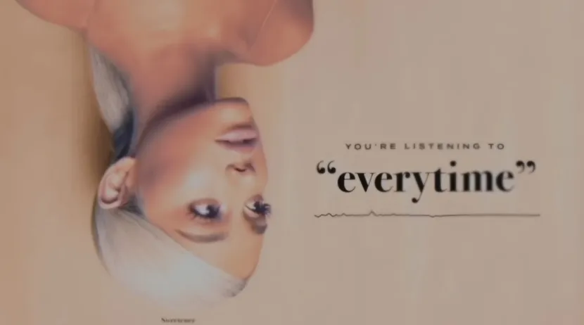 Potret Ariana Grande di lagu Everytime (credit: Youtube.com/Ariana Grande)