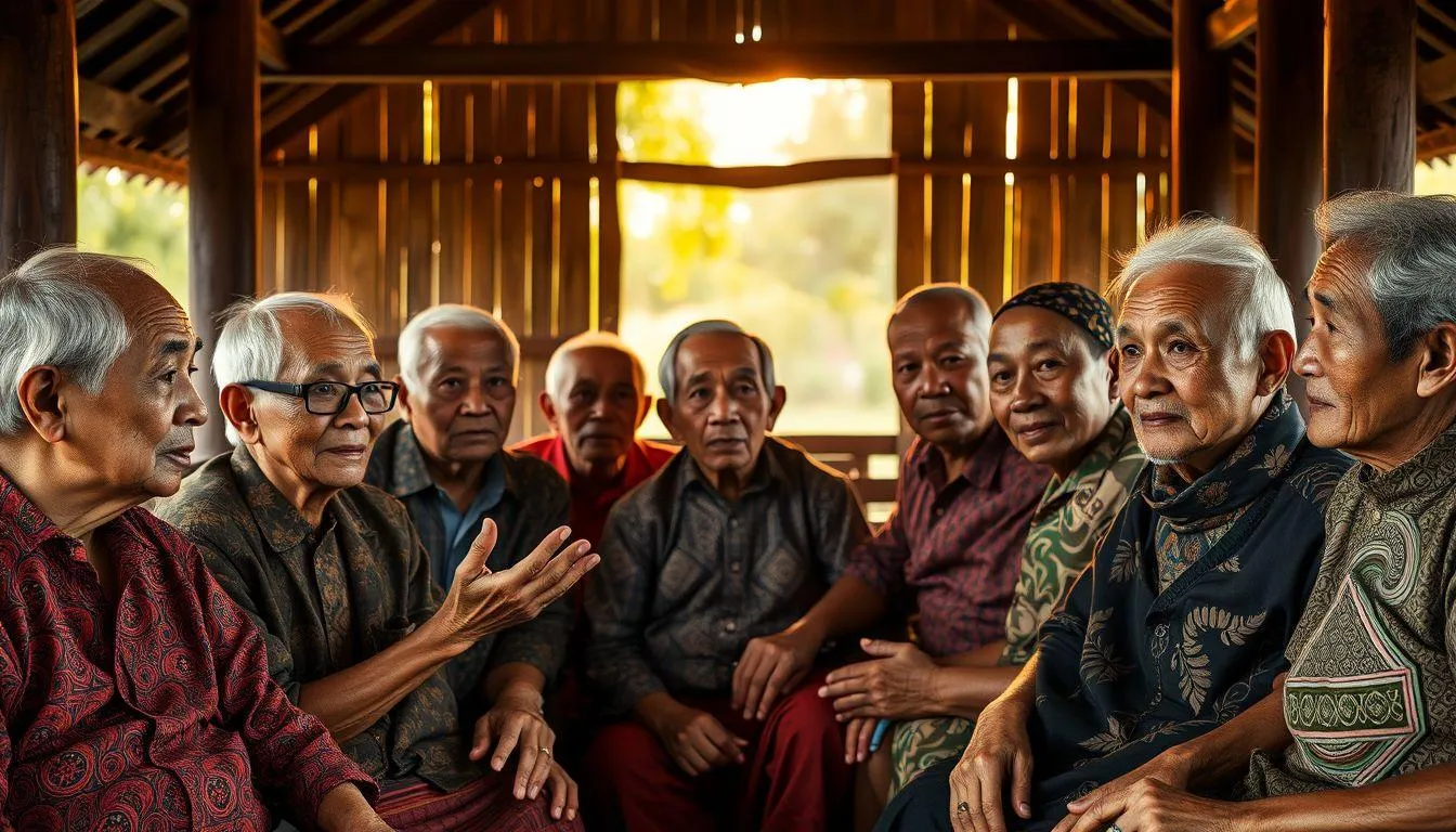 Variasi Regional dan Dialek Kahanan (c) Ilustrasi AI