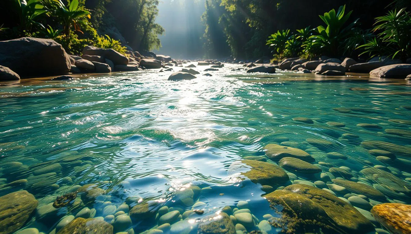 6. Mimpi Melihat Sungai Air Jernih Mengalir (c) Ilustrasi AI