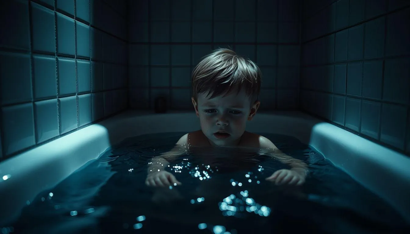 Pengertian dan Makna Dasar Mimpi Anak Tenggelam di Bak Mandi (c) Ilustrasi AI