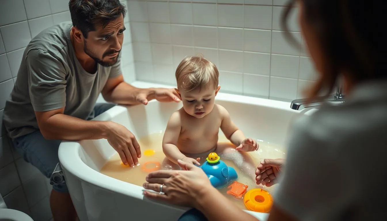 Interpretasi Psikologis Mimpi Anak Tenggelam di Bak Mandi (c) Ilustrasi AI