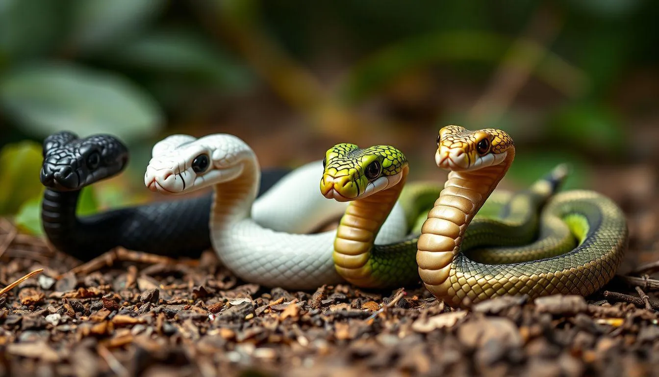 Makna Mimpi Anak Ular Kobra Berdasarkan Warna (c) Ilustrasi AI