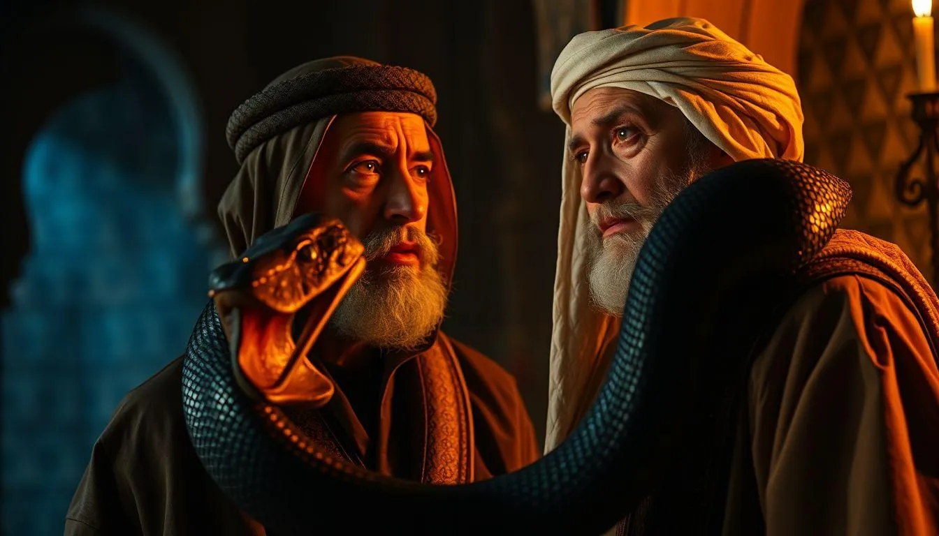 Pengertian dan Simbolisme Mimpi Ayah Dipatuk Ular (c) Ilustrasi AI