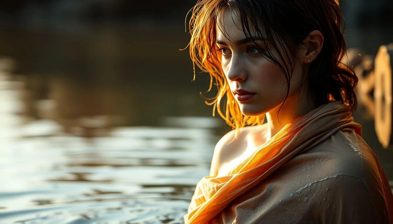 Konteks Situasi dalam Mimpi Baju Basah Kena Air (c) Ilustrasi AI