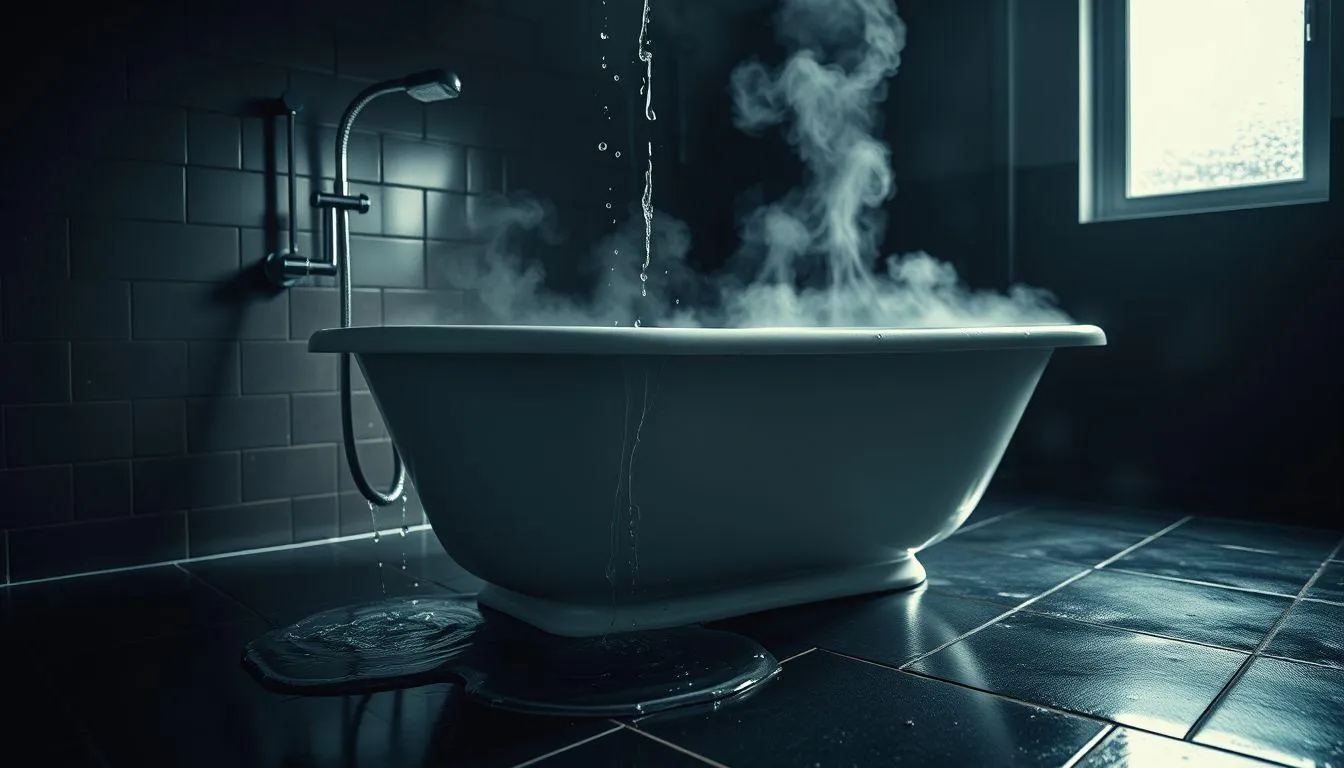 Pengertian dan Makna Dasar Mimpi Bak Mandi Bocor (c) Ilustrasi AI