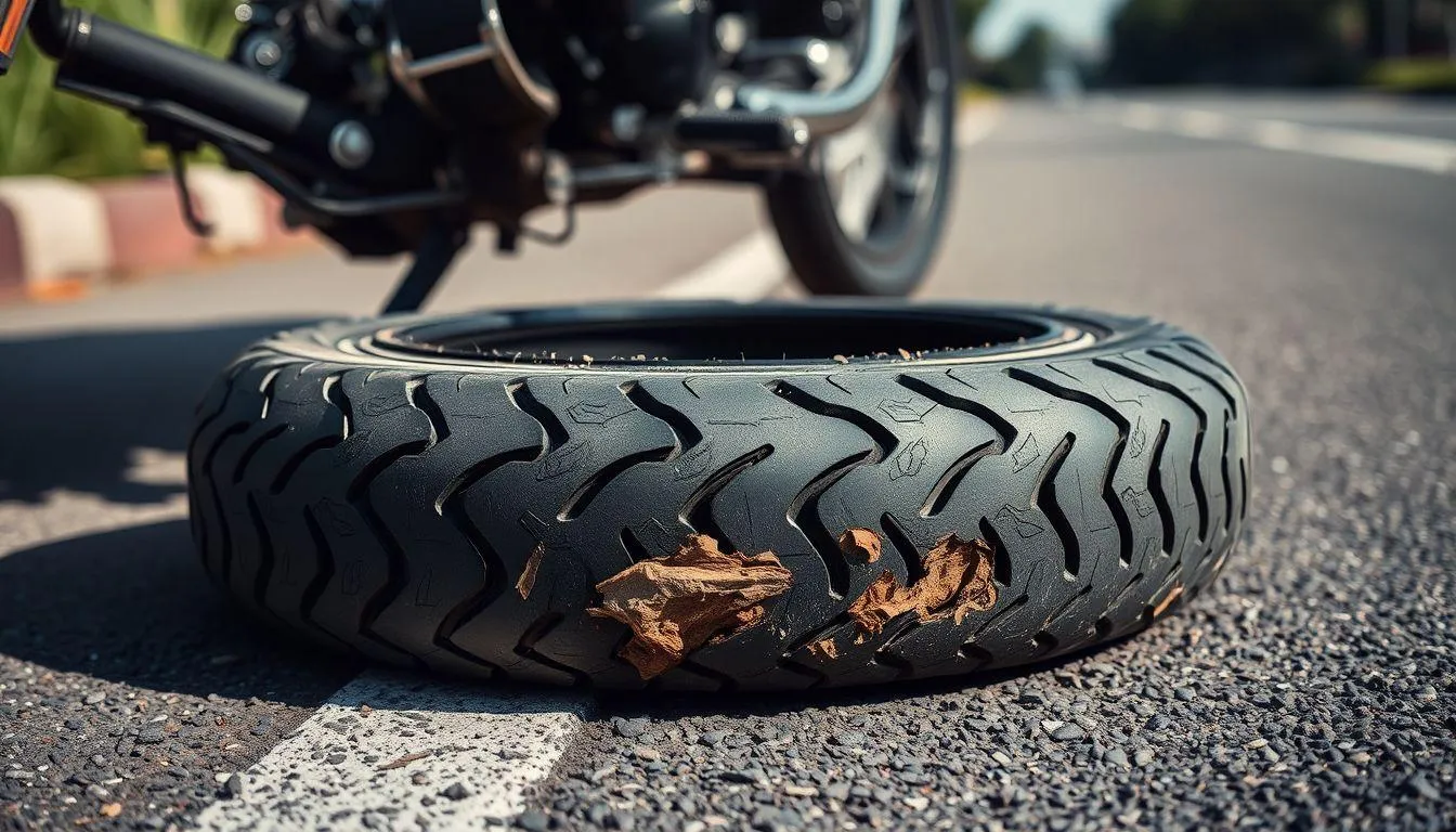 Pesan dan Hikmah dari Mimpi Ban Motor Pecah (c) Ilustrasi AI