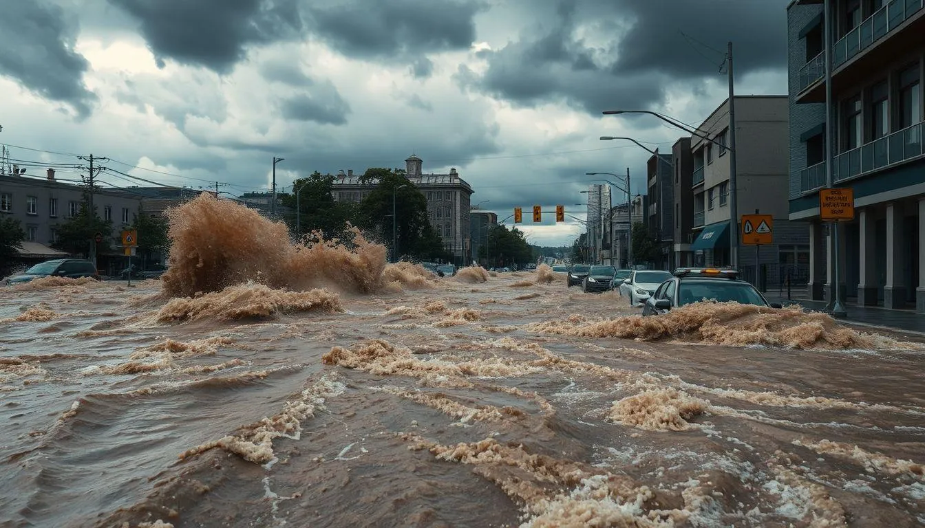 Pengertian dan Makna Dasar Mimpi Banjir Besar di Jalan (c) Ilustrasi AI