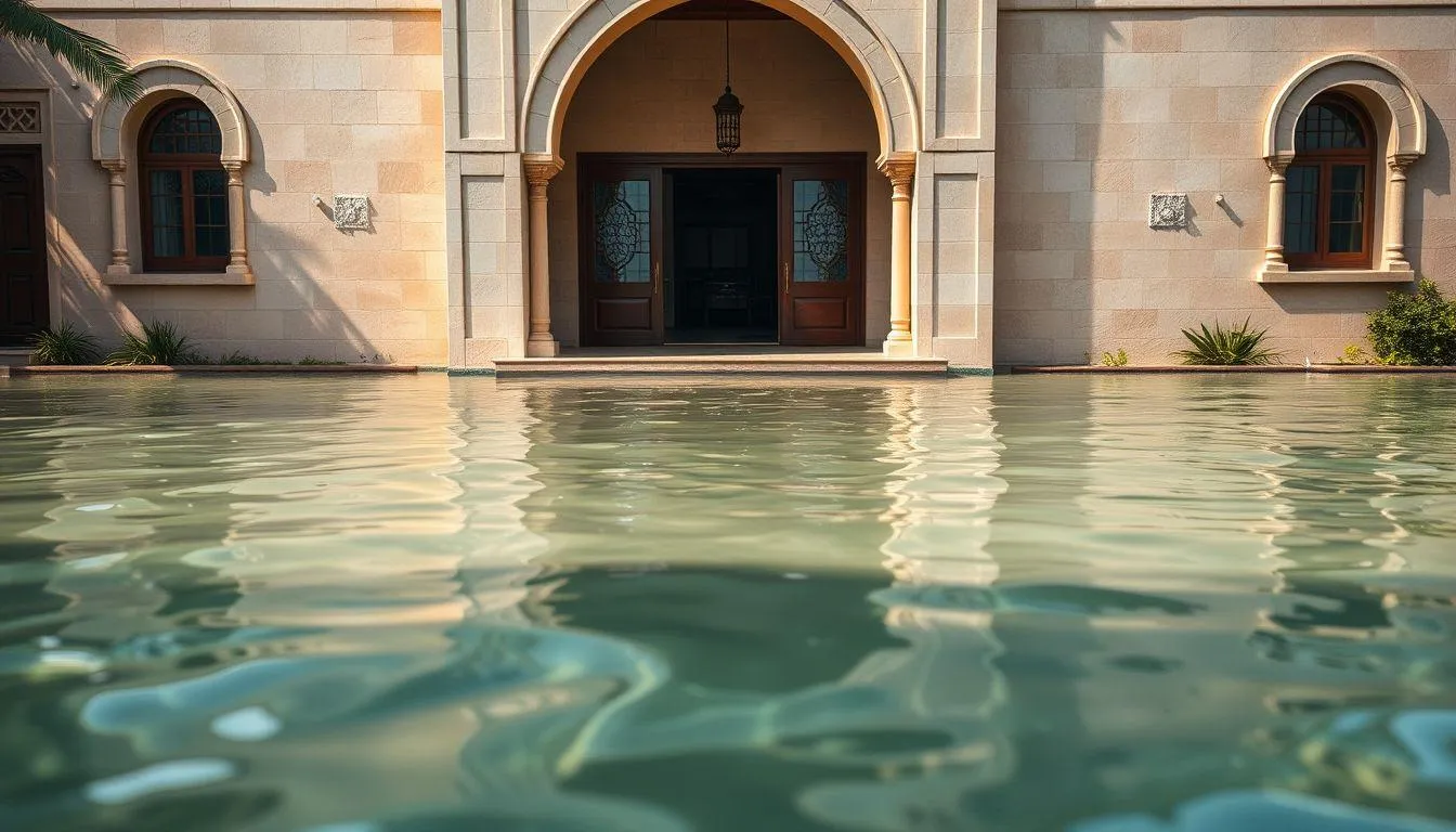 Variasi Mimpi Banjir Depan Rumah dan Maknanya (c) Ilustrasi AI