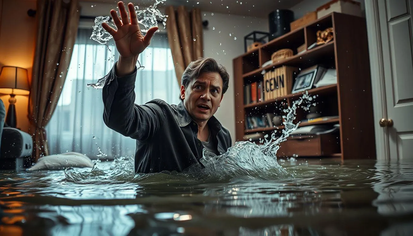 Reaksi Pemimpi dalam Menghadapi Banjir (c) Ilustrasi AI