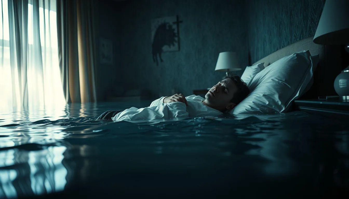 Faktor Psikologis yang Mempengaruhi Mimpi Banjir di Kamar Tidur (c) Ilustrasi AI