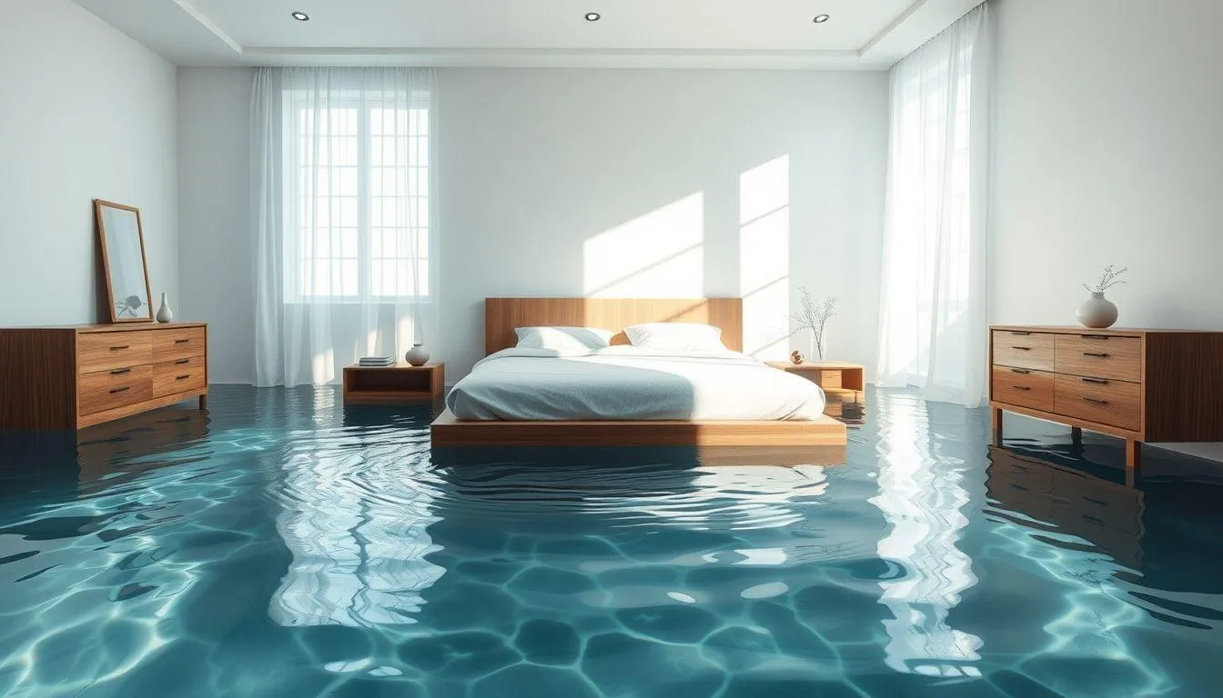 Variasi Mimpi Banjir di Kamar Tidur dan Interpretasinya (c) Ilustrasi AI