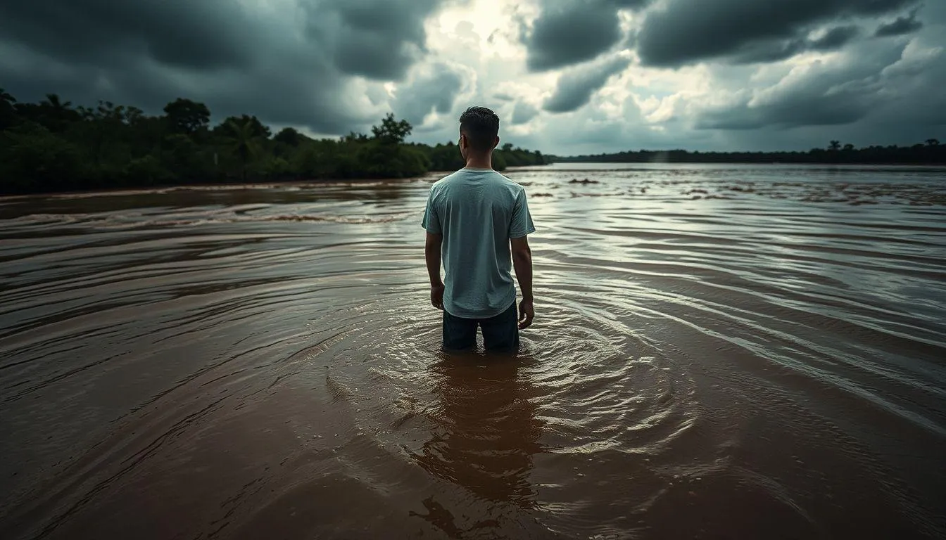 Tafsir Mimpi Banjir Lumpur dari Berbagai Perspektif (c) Ilustrasi AI