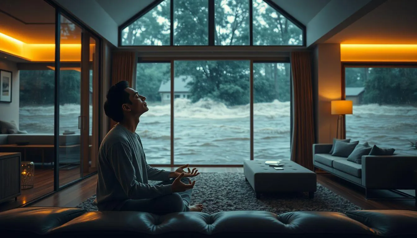 Perbedaan Mimpi dan Realitas Bencana Banjir (c) Ilustrasi AI