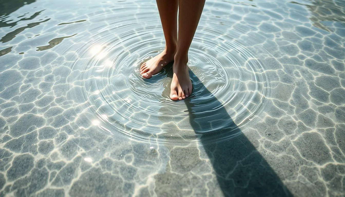 Pengertian dan Makna Dasar Mimpi Banjir Semata Kaki (c) Ilustrasi AI