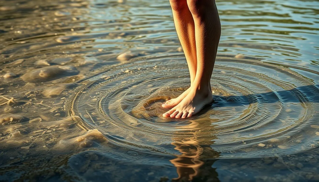 Interpretasi Psikologis Mimpi Banjir Semata Kaki (c) Ilustrasi AI