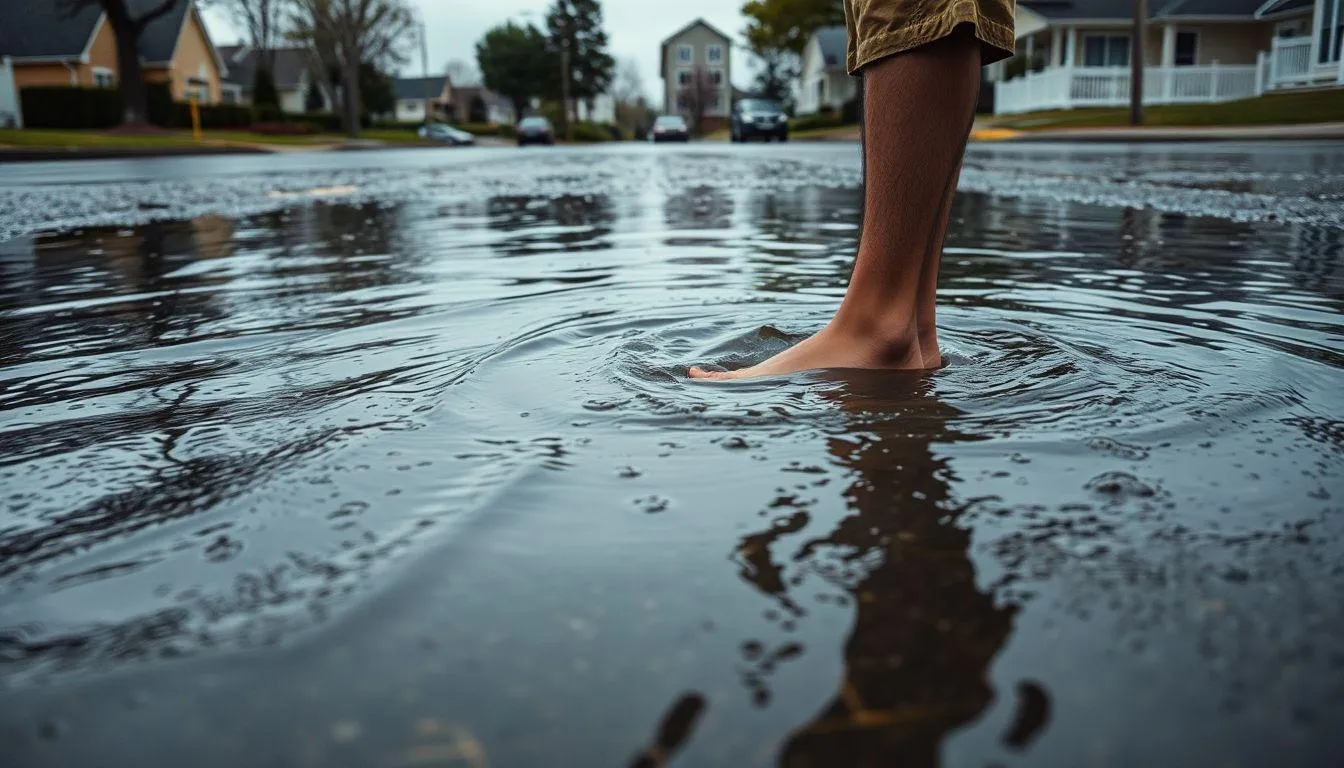 Faktor-Faktor yang Mempengaruhi Mimpi Banjir Semata Kaki (c) Ilustrasi AI