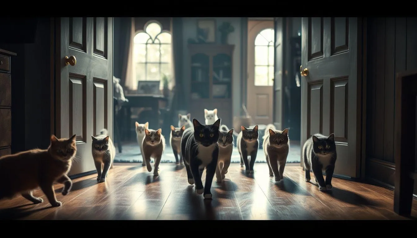 Pengertian dan Simbolisme Mimpi Kucing (c) Ilustrasi AI