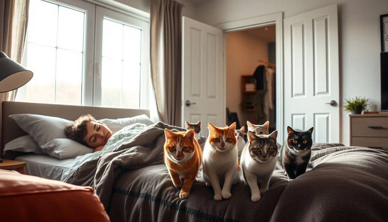Interpretasi Psikologis Mimpi Banyak Kucing (c) Ilustrasi AI