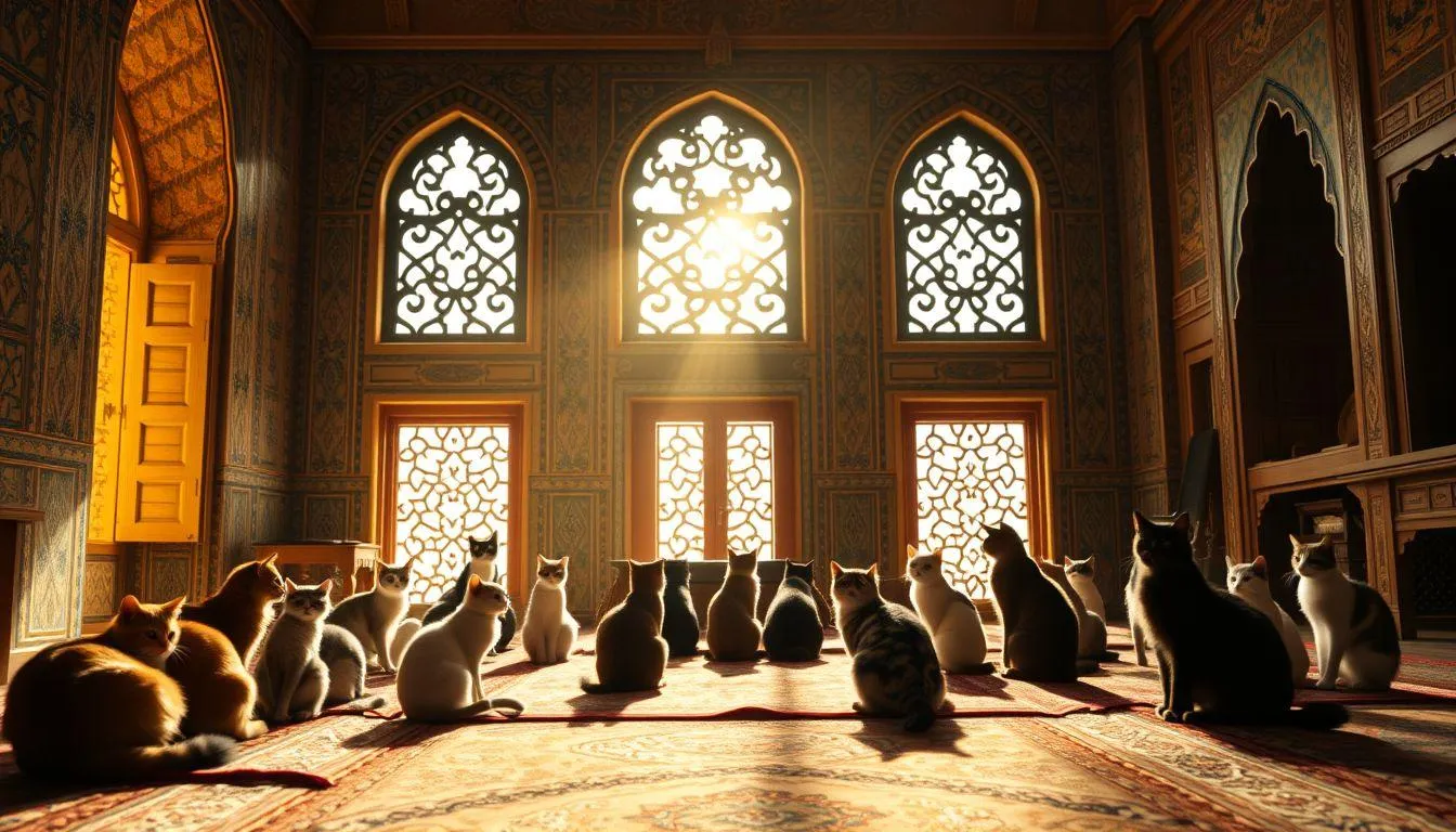 Pandangan Islam Tentang Mimpi Kucing (c) Ilustrasi AI