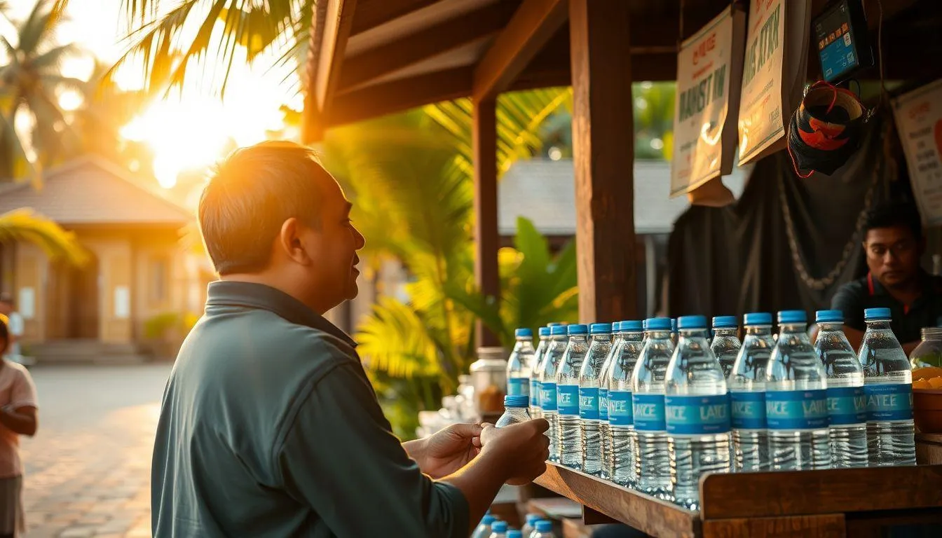 Tafsir Mimpi Beli Air Minum Botol Menurut Primbon Jawa dan Islam (c) Ilustrasi AI