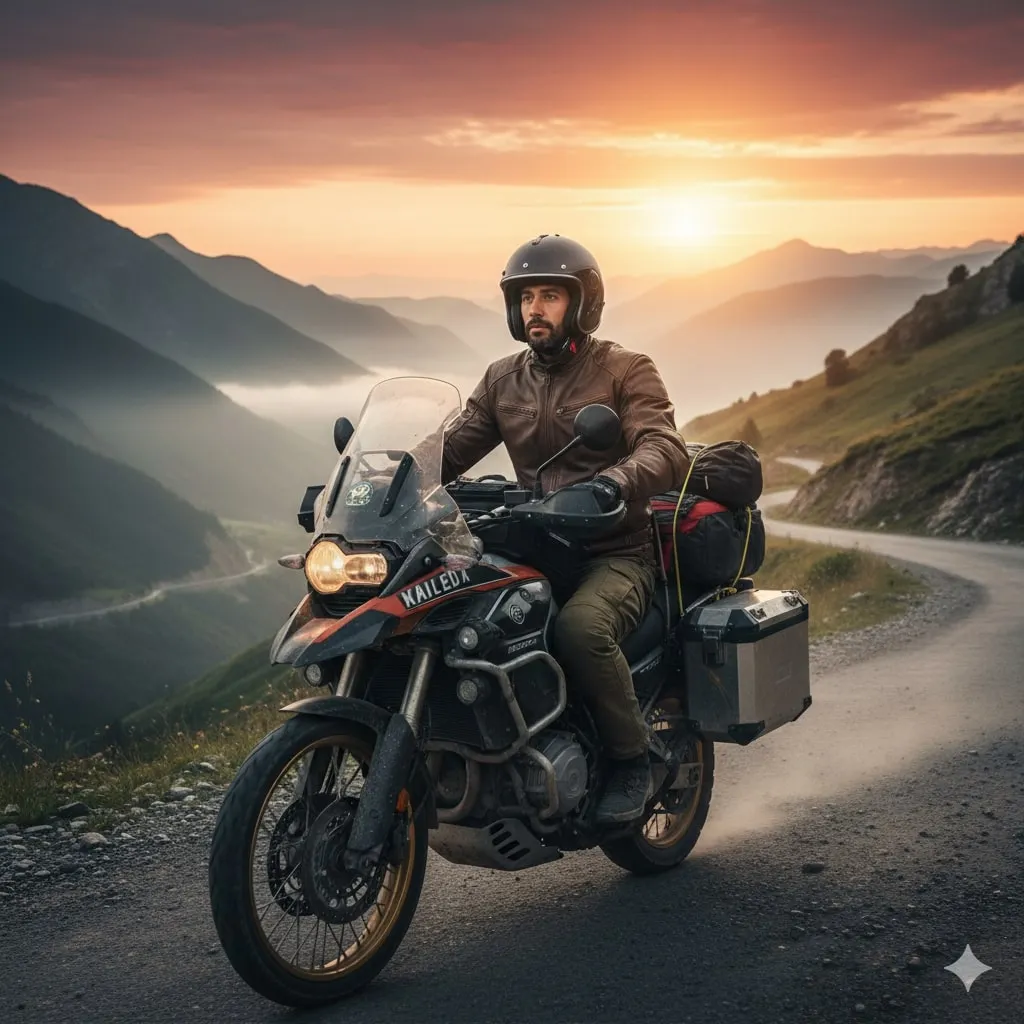 Tafsir Mimpi Bepergian Jauh Naik Motor Menurut Berbagai Tradisi (c) Ilustrasi AI