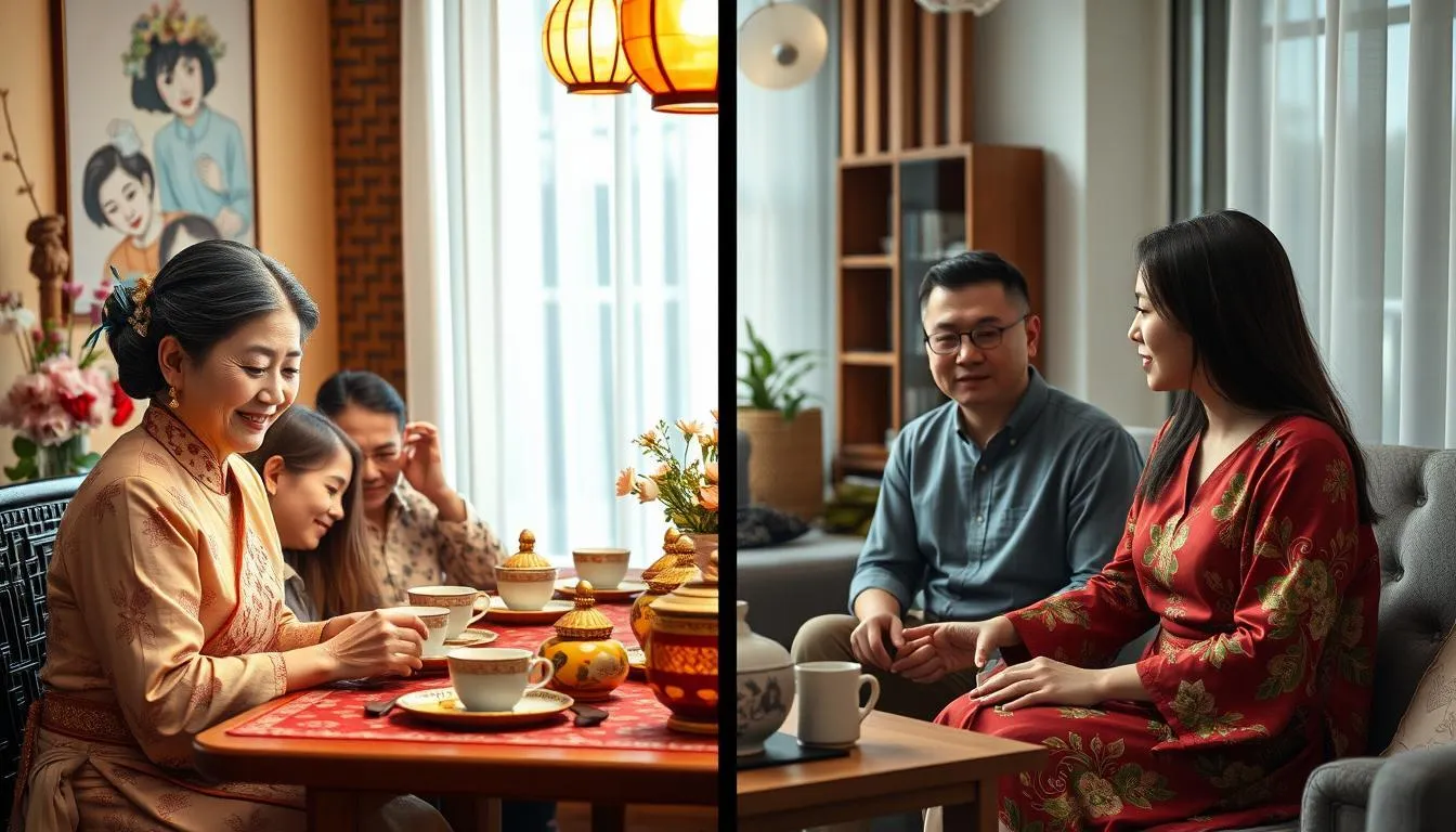 Perbedaan Interpretasi Berdasarkan Budaya (c) Ilustrasi AI