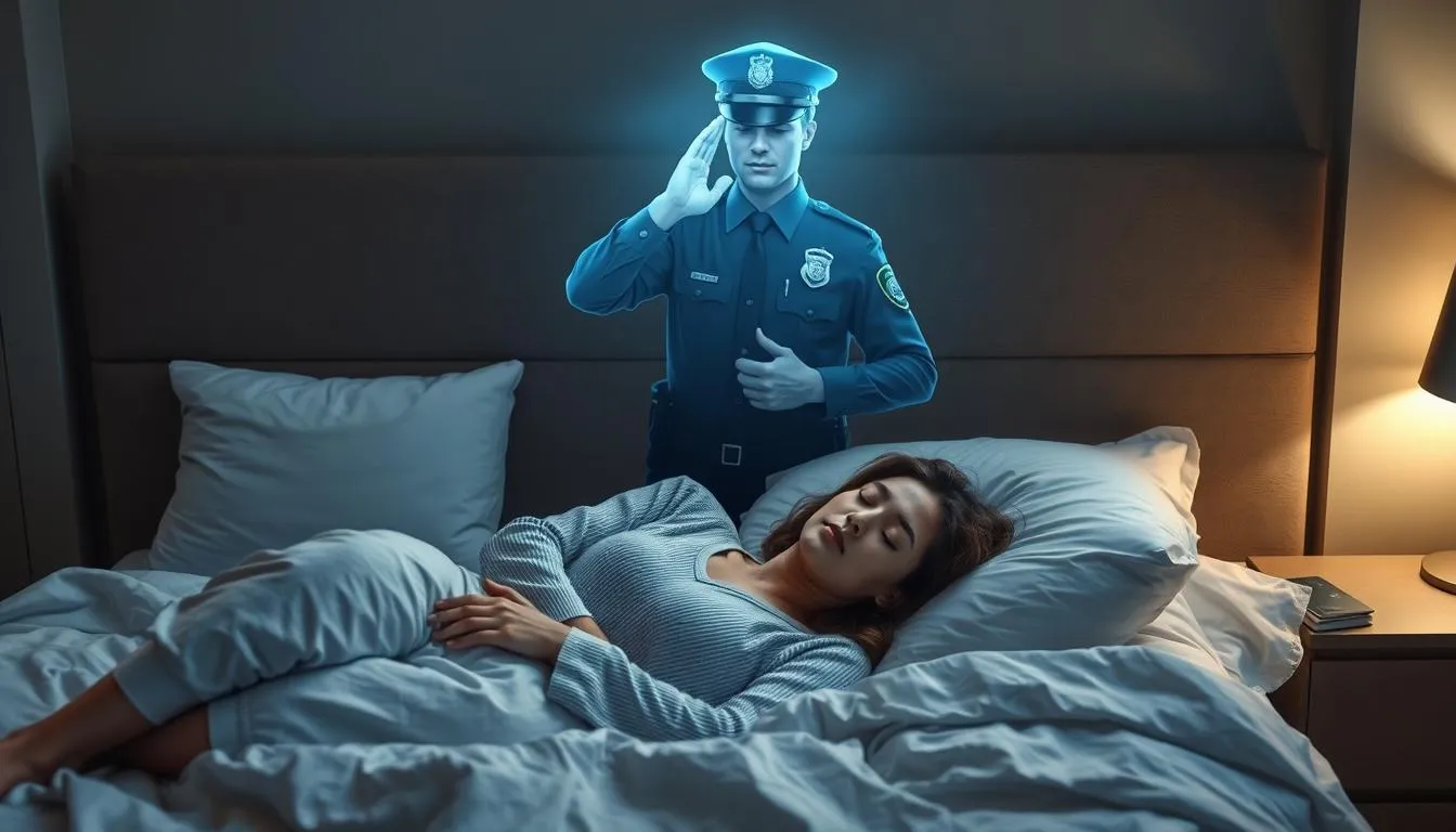 Pengertian dan Definisi Mimpi Berbicara dengan Polisi (c) Ilustrasi AI