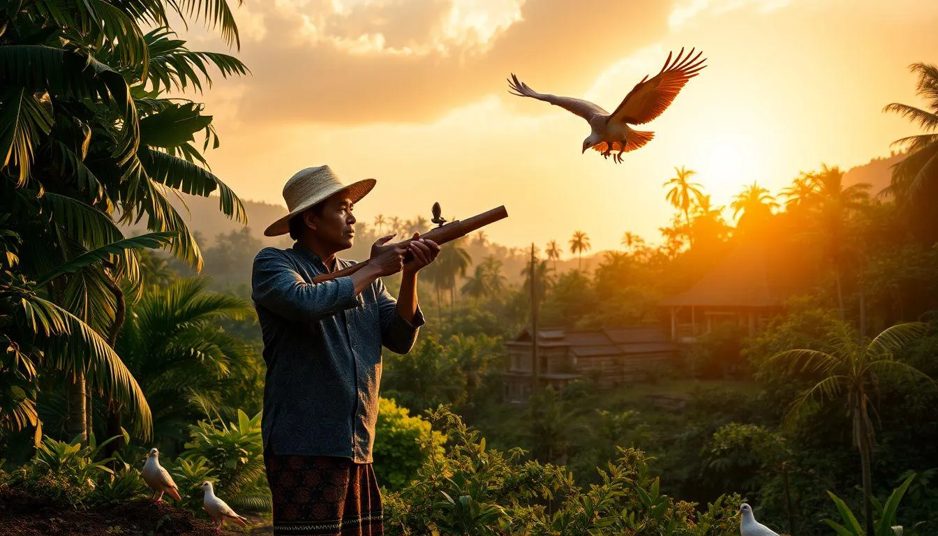 Tafsir Mimpi Berburu Burung Menurut Primbon Jawa (c) Ilustrasi AI