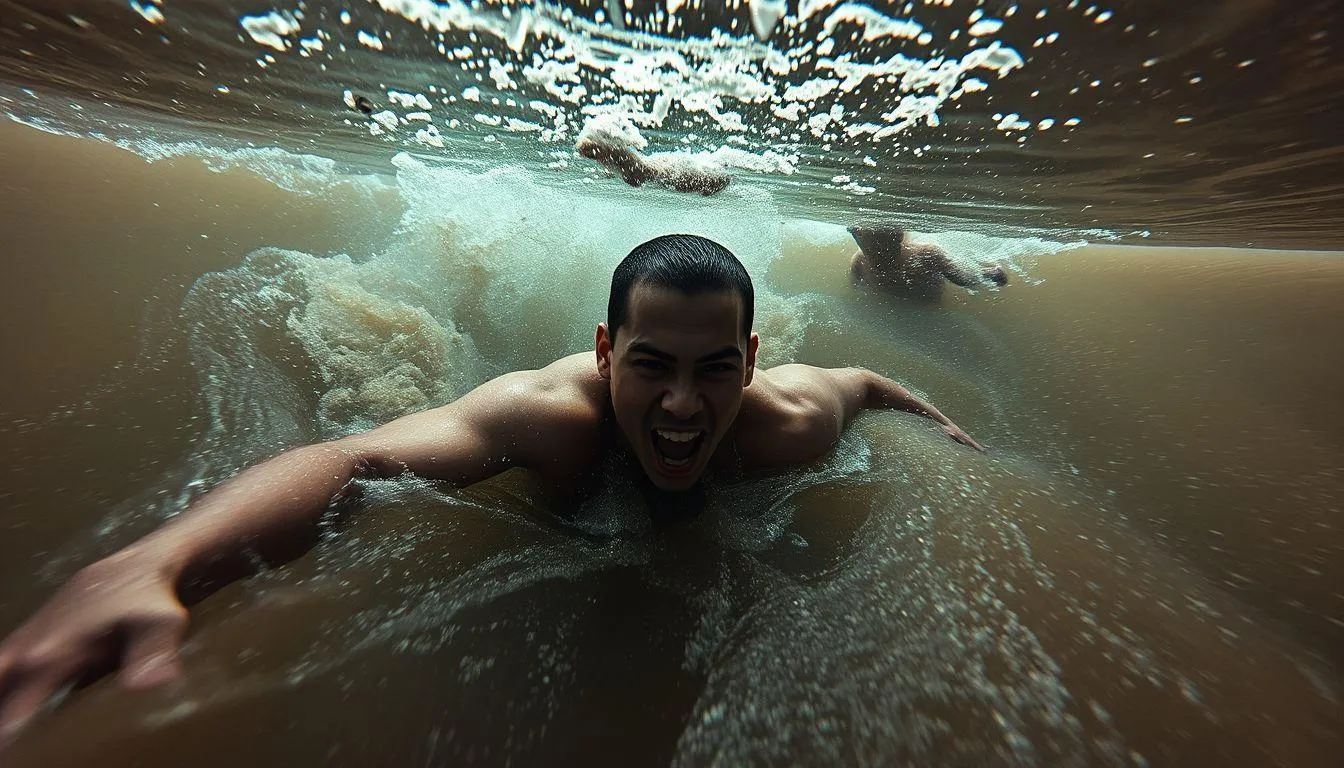 Makna Psikologis Mimpi Berenang di Air Banjir (c) Ilustrasi AI