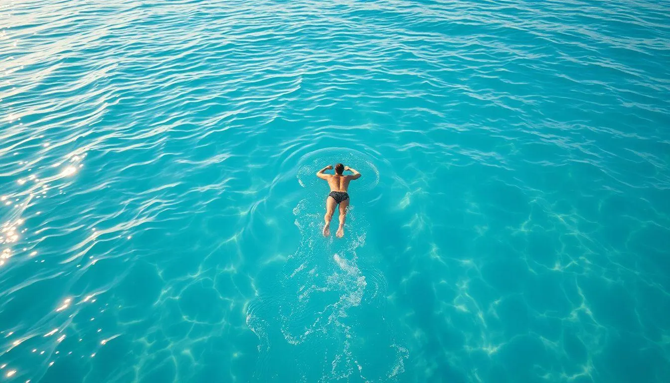 Arti Mimpi Berenang di Laut (c) Ilustrasi AI