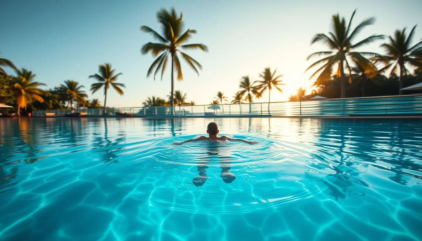Arti Mimpi Berenang di Kolam (c) Ilustrasi AI