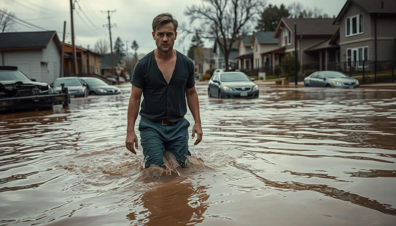 Faktor-Faktor yang Mempengaruhi Mimpi Berjalan di Genangan Banjir (c) Ilustrasi AI