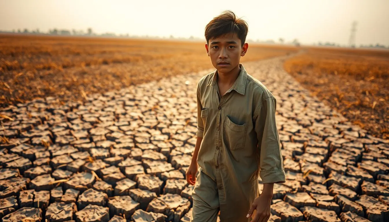 Variasi Mimpi Berjalan di Tengah Sawah dan Maknanya (credit:Image by AI)