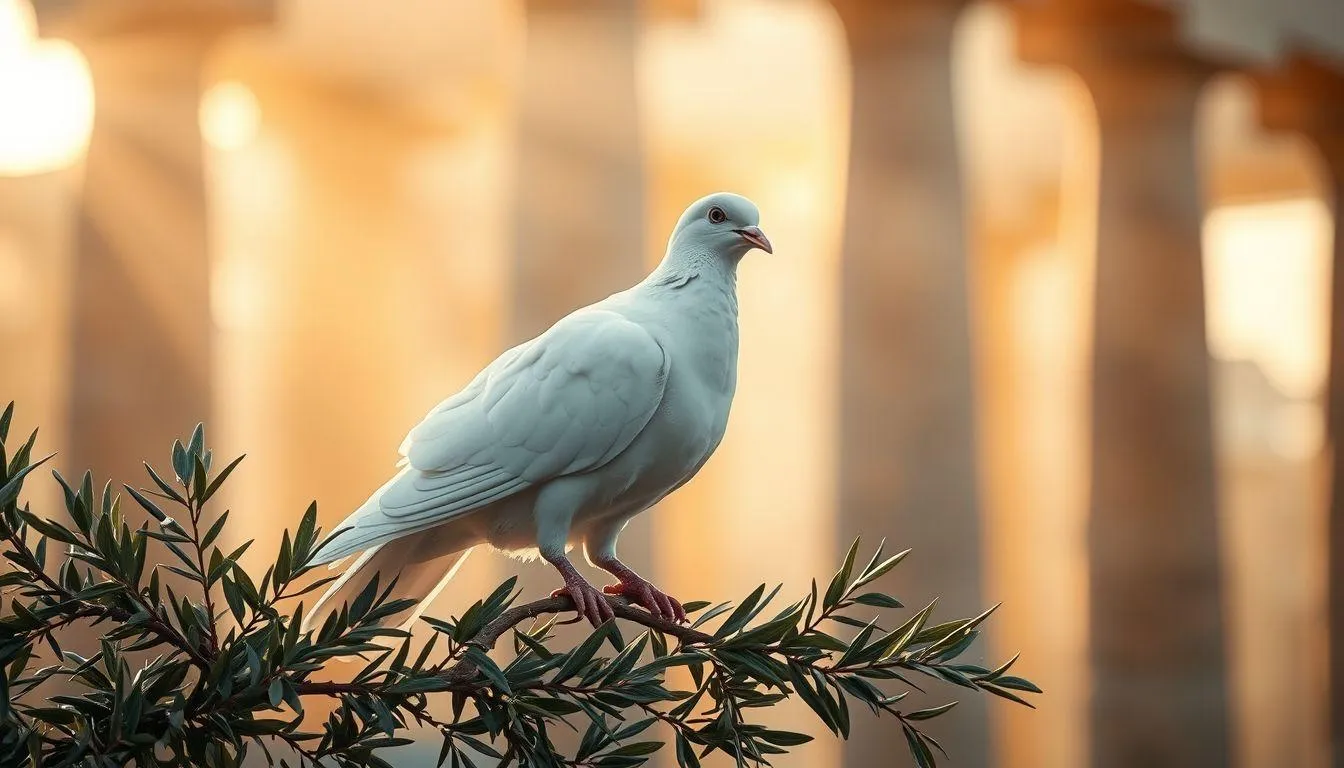 Simbolisme Burung Dara dalam Berbagai Budaya (c) Ilustrasi AI