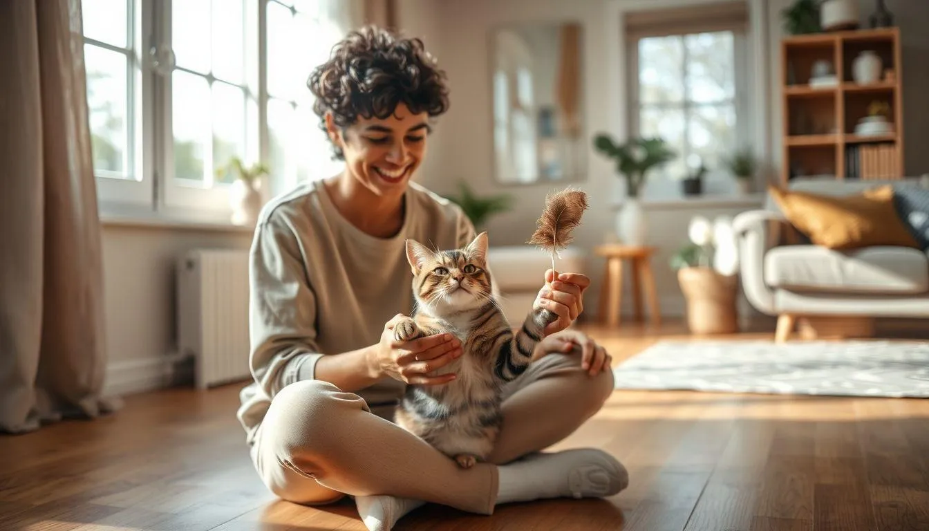 Makna Umum Mimpi Bermain Sama Kucing (c) Ilustrasi AI