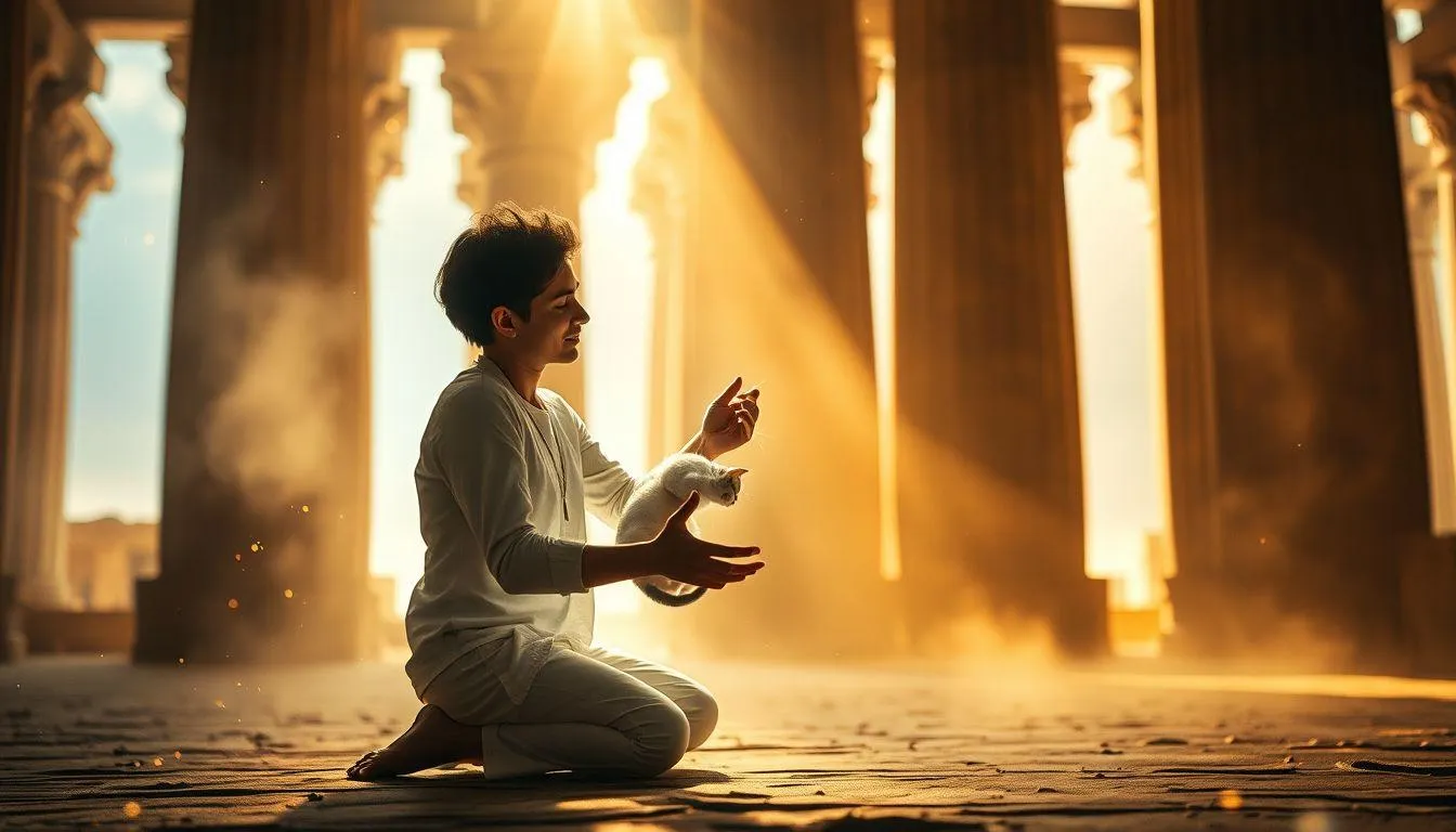 Pesan Spiritual dan Simbolisme (c) Ilustrasi AI