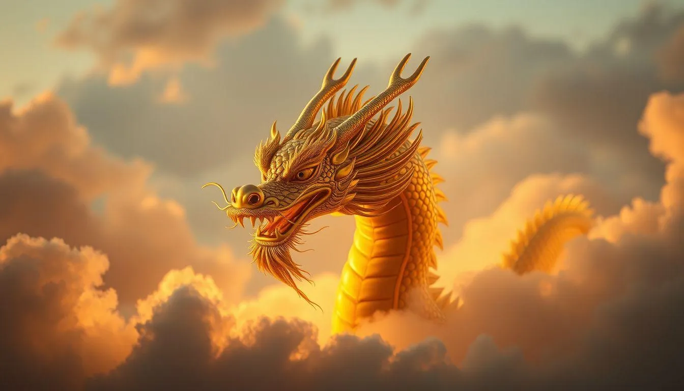 Pertanda Keberuntungan dari Mimpi Naga Emas (c) Ilustrasi AI