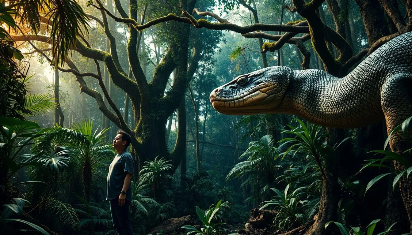 Tafsir Mimpi Bertemu Ular Anaconda Berdasarkan Situasi (c) Ilustrasi AI