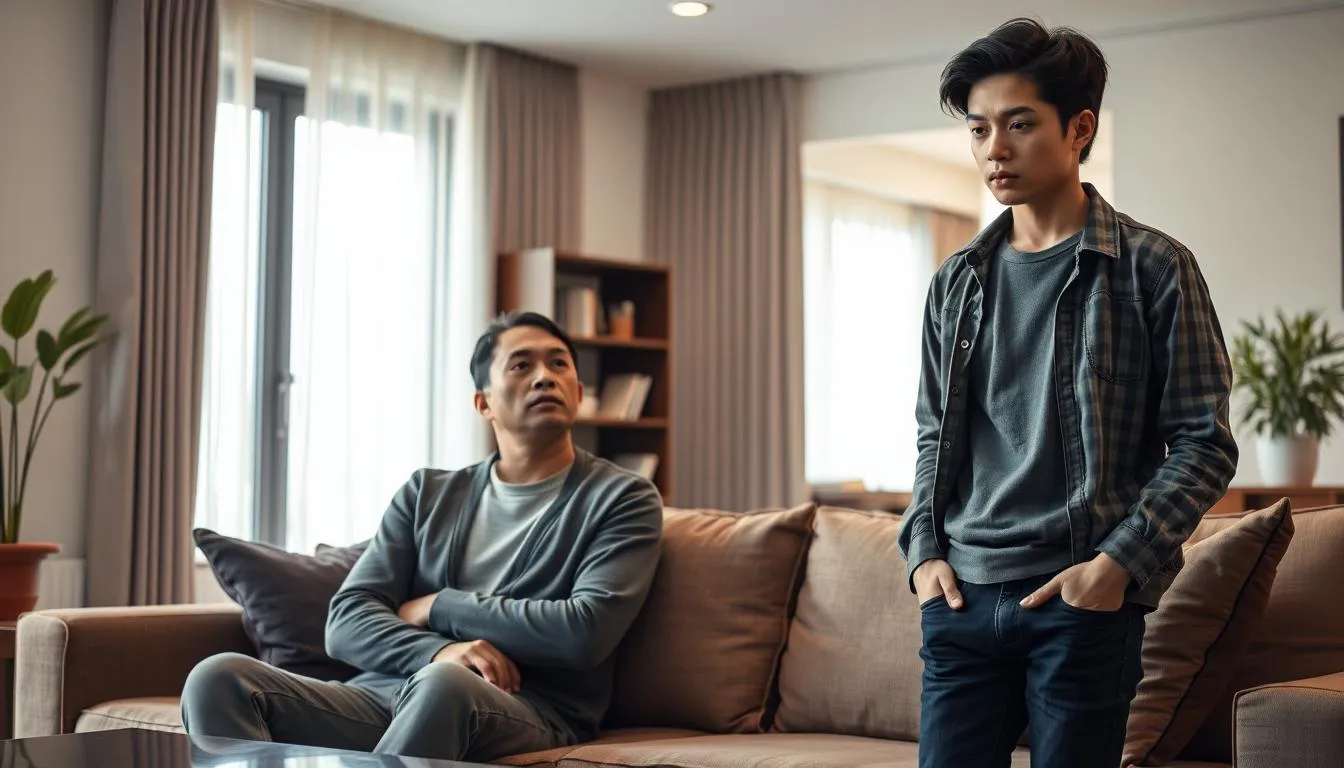 Cara Menyikapi dan Memaknai Mimpi Bertengkar dengan Ayah (c) Ilustrasi AI